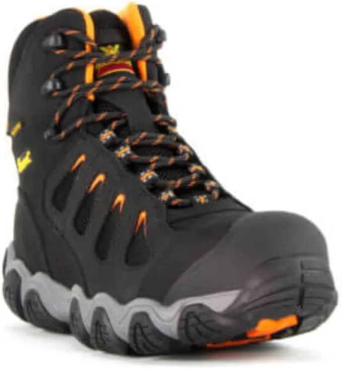 Thorogood Crosstrex 6 Waterproof Safety Toe Hiking Boots for Men - Breathable Premium Leather and Mesh with Comfort Insole and Athletic Traction Outsole; ASTM Rated