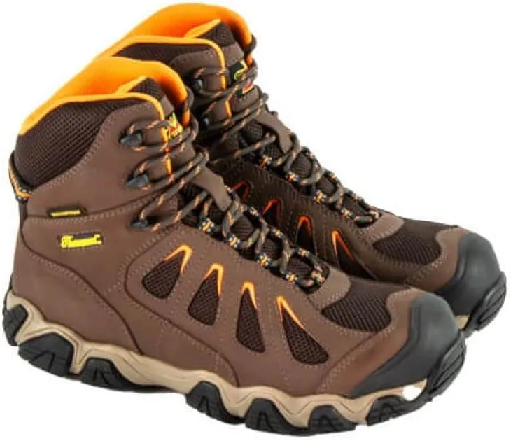Thorogood Crosstrex 6 Waterproof Safety Toe Hiking Boots for Men - Breathable Premium Leather and Mesh with Comfort Insole and Athletic Traction Outsole; ASTM Rated