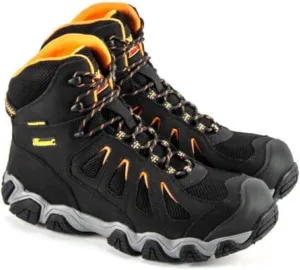 Thorogood Crosstrex 6 Waterproof Safety Toe Hiking Boots for Men - Breathable Premium Leather and Mesh with Comfort Insole and Athletic Traction Outsole; ASTM Rated