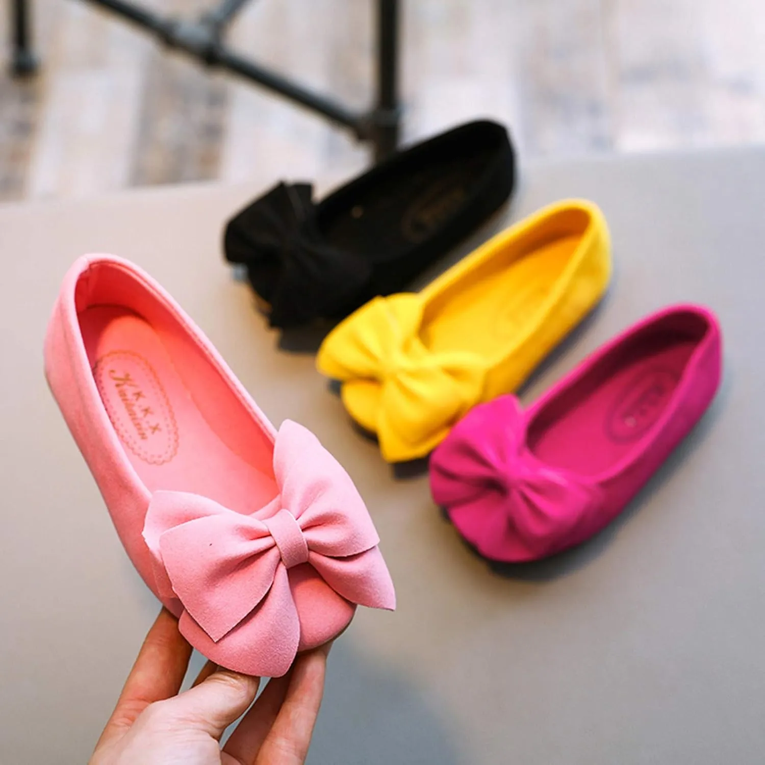 Toddler Girls Dress Shoes Cute Mary Jane Shoes Ballet Flats Flower Girl Shoes for Weeding Casual Girls Dress Shoes