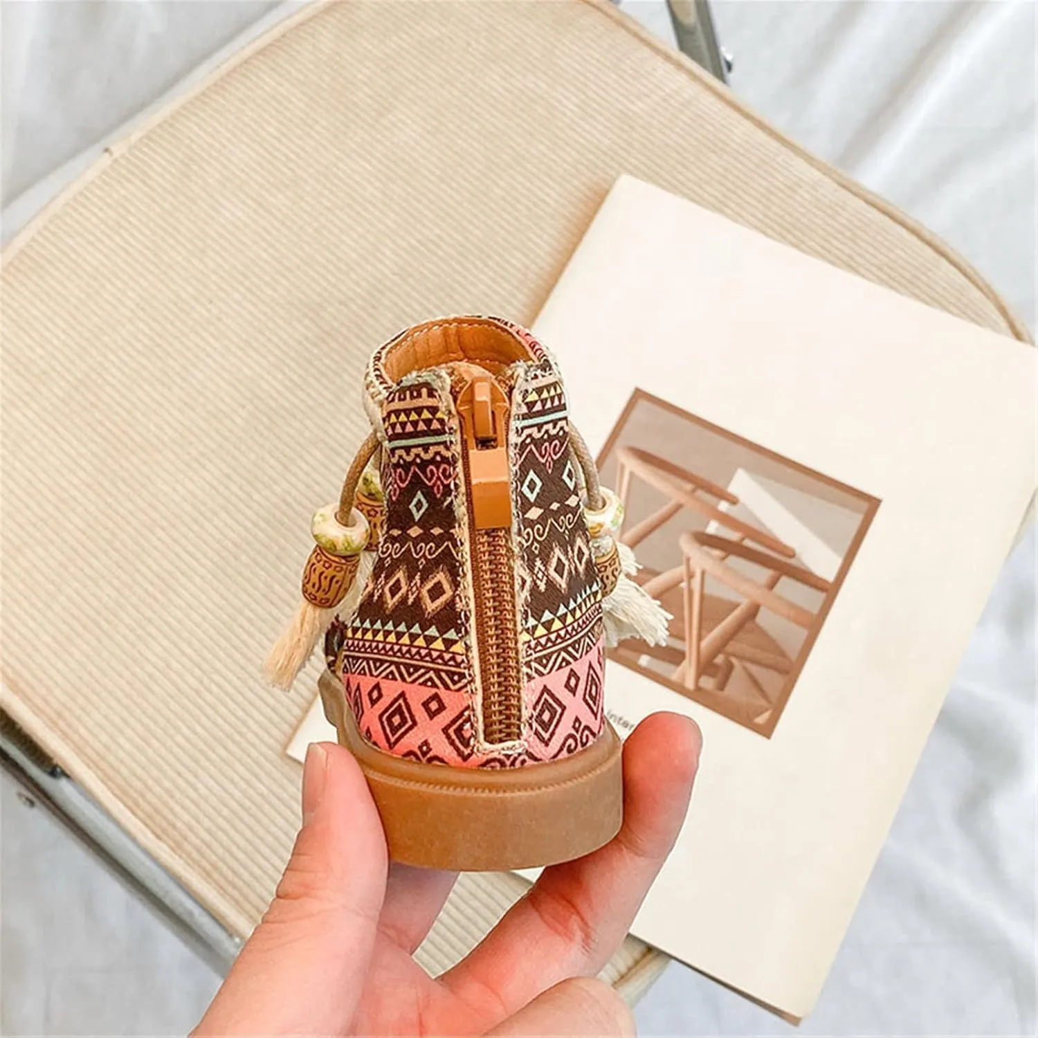 Toddler Sandals Size 12 Girls Open Toe Sandals Stilettos Fashion Tassel Ankle Strap Pumps Back Big Girls Dress Sandals