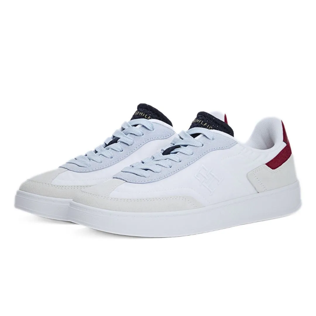 Tommy Hilfiger JHeritage Suede Trainers Women FW0FW08643-WHTBLU