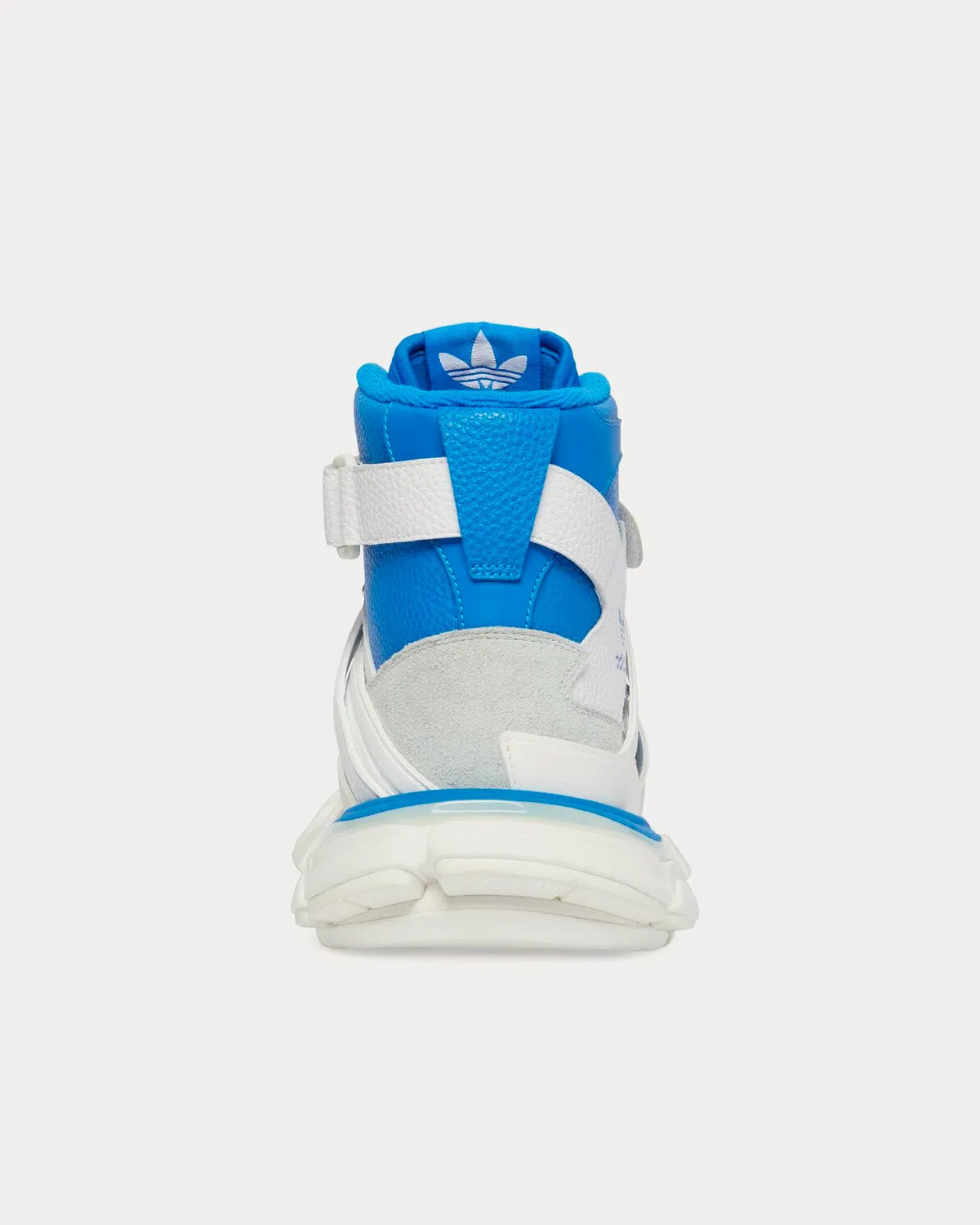 Track Forum White / Blue High Top Sneakers