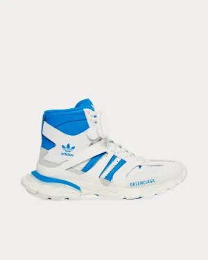 Track Forum White / Blue High Top Sneakers
