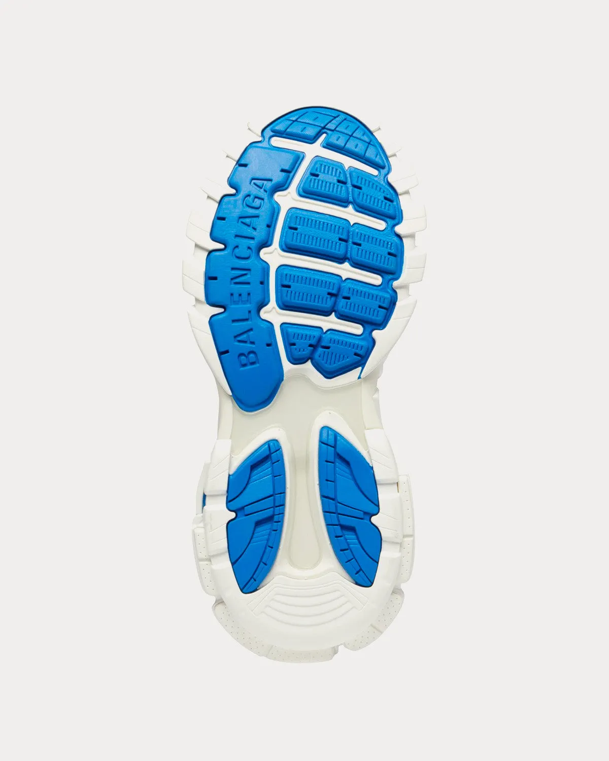 Track Forum White / Blue High Top Sneakers