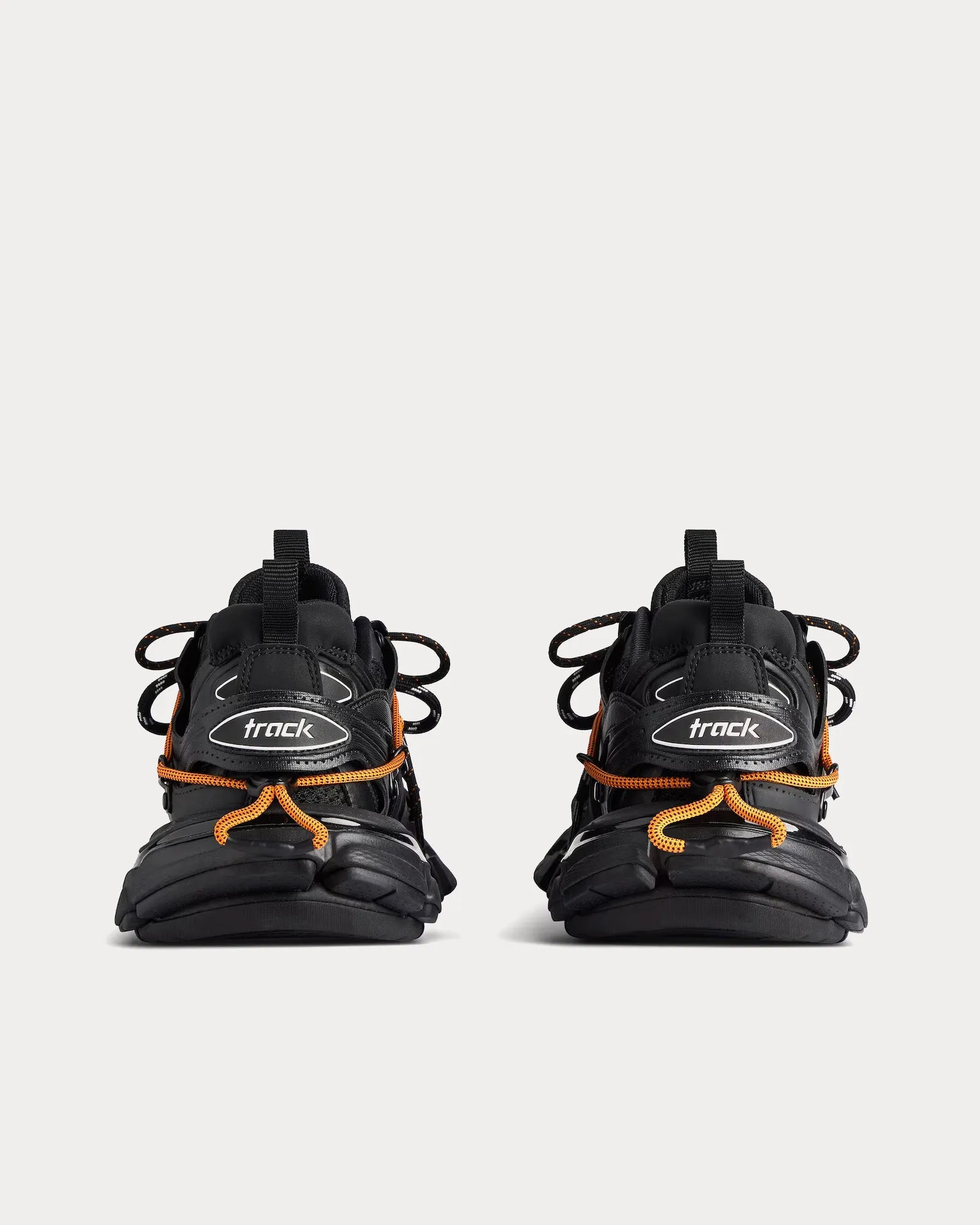 Track Trail Laces Black / Orange Low Top Sneakers