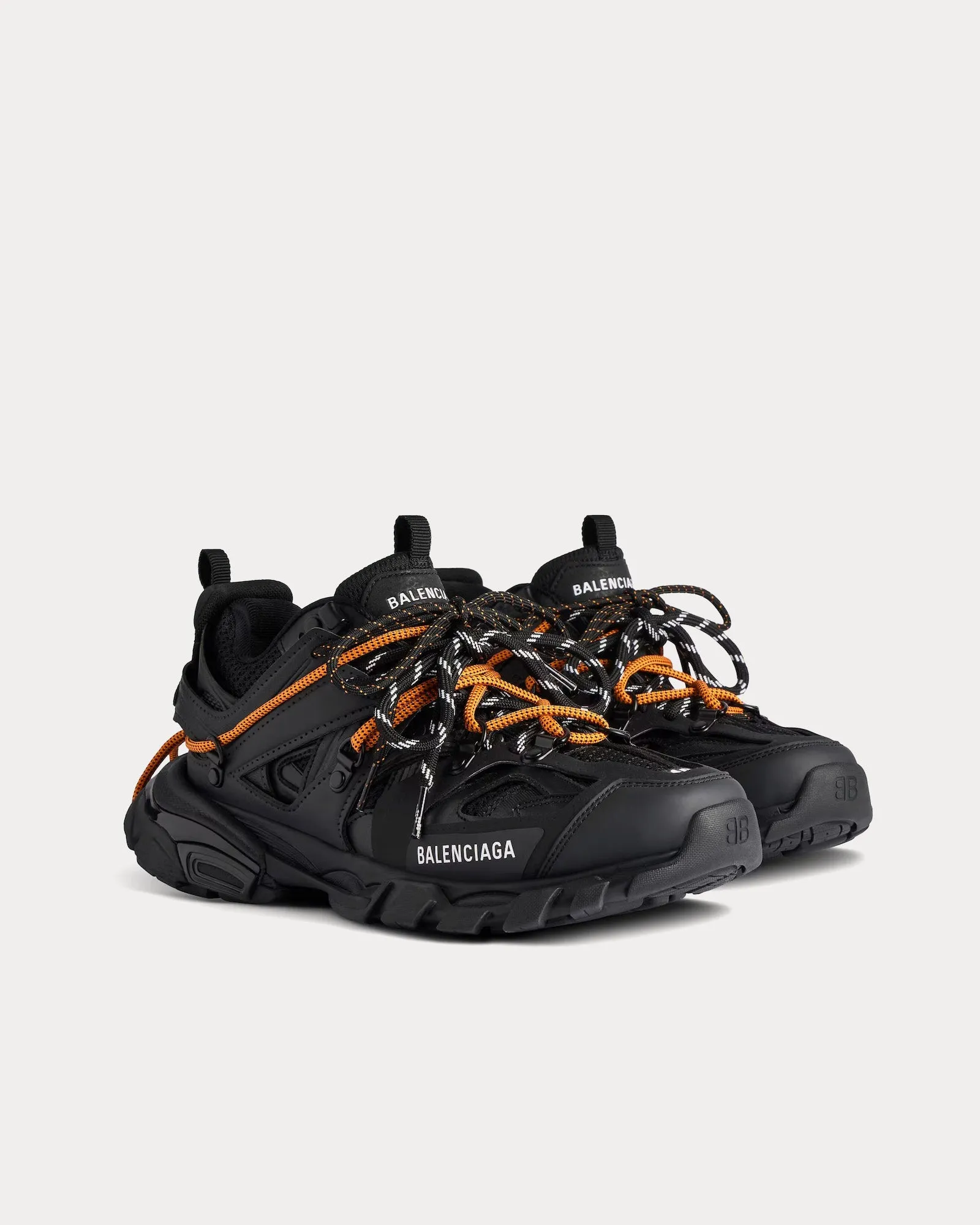 Track Trail Laces Black / Orange Low Top Sneakers