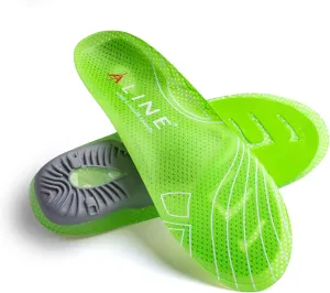 Traction Shoe Inserts  Flat Foot Athletic Shoe Insole, Plantar Fasciitis, Arch Support Insoles for Men and Women. Green - Men 5-6 / Women 6-7 / EU 36.5-38