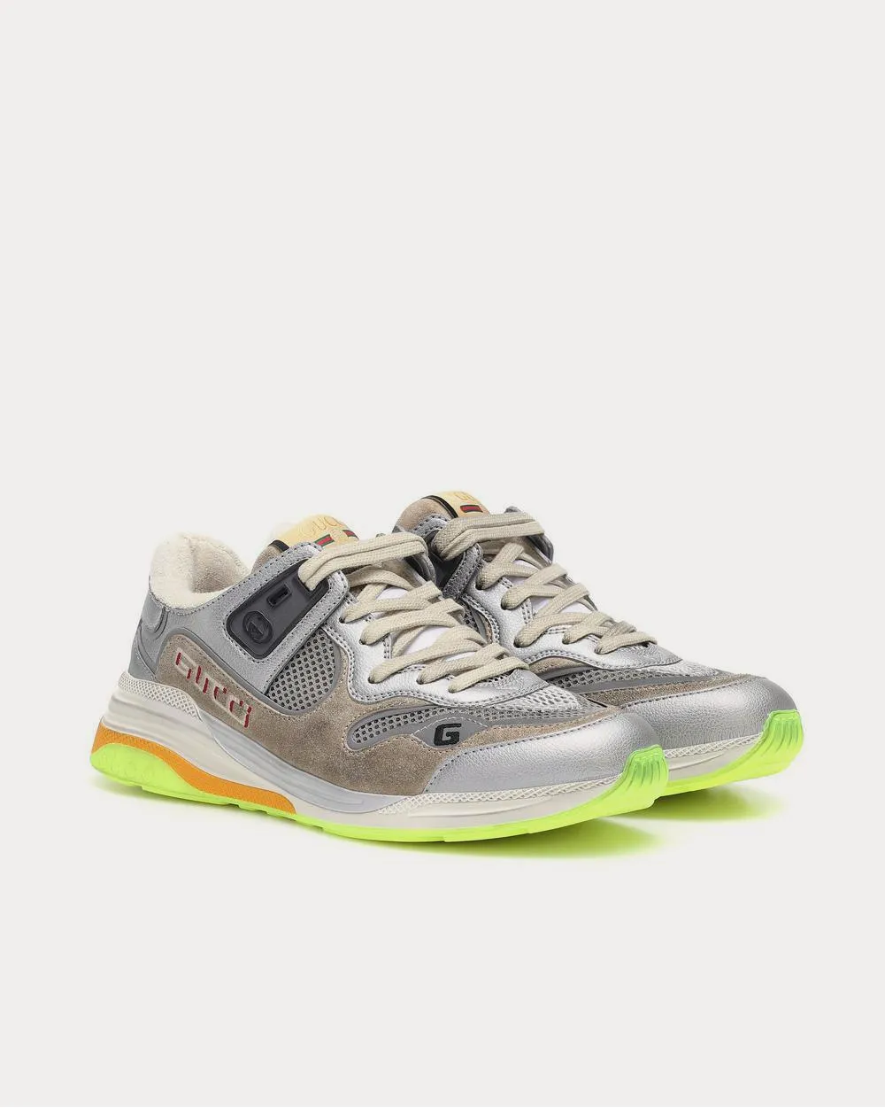 Ultrapace leather Grey Low Top Sneakers