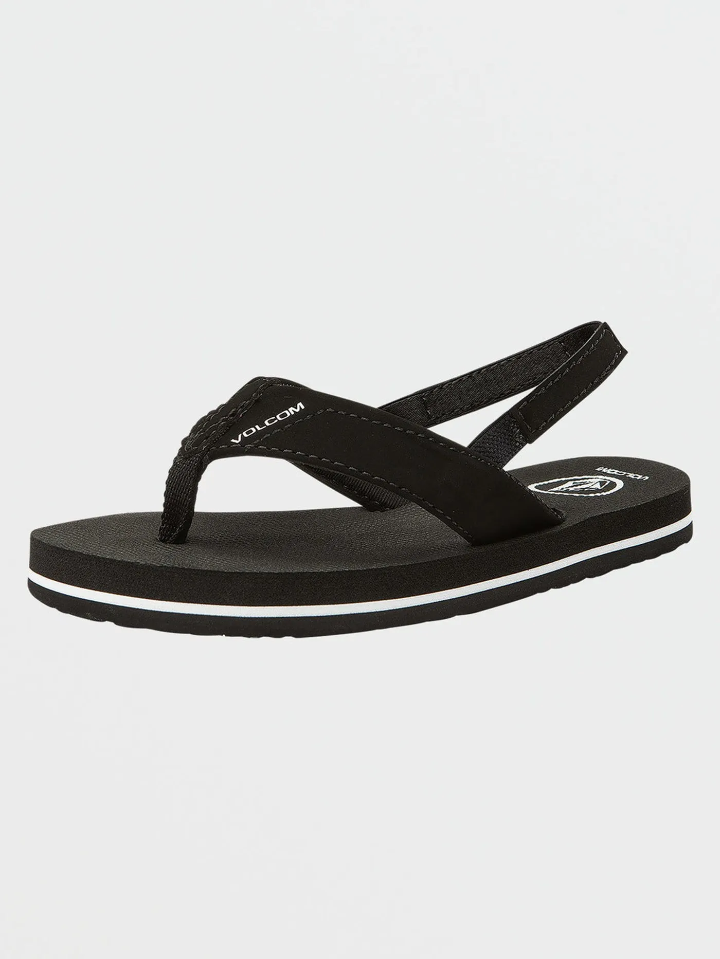 Victor Black Sandals (Little Kids)