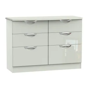 Weybourne Large Chest of Drawers Off-white 6 Drawers