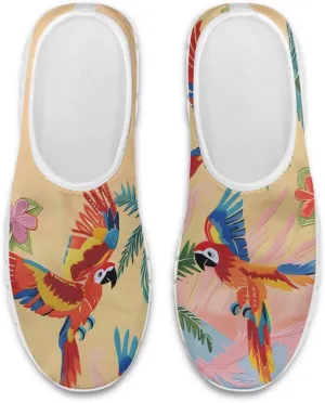 Women's Art Pattern Slip-On Sneakers Casual Low-Top Flat Dress Shoes Lightweight Soft Shoes Non-Slip Workout Holiday Shoes US Size 5.5-11.5