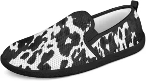 Women's Slip On Shoes Casual Breathable Mesh Flats Sneakers Fashion Low Top Soft Loafers for Tennis Work