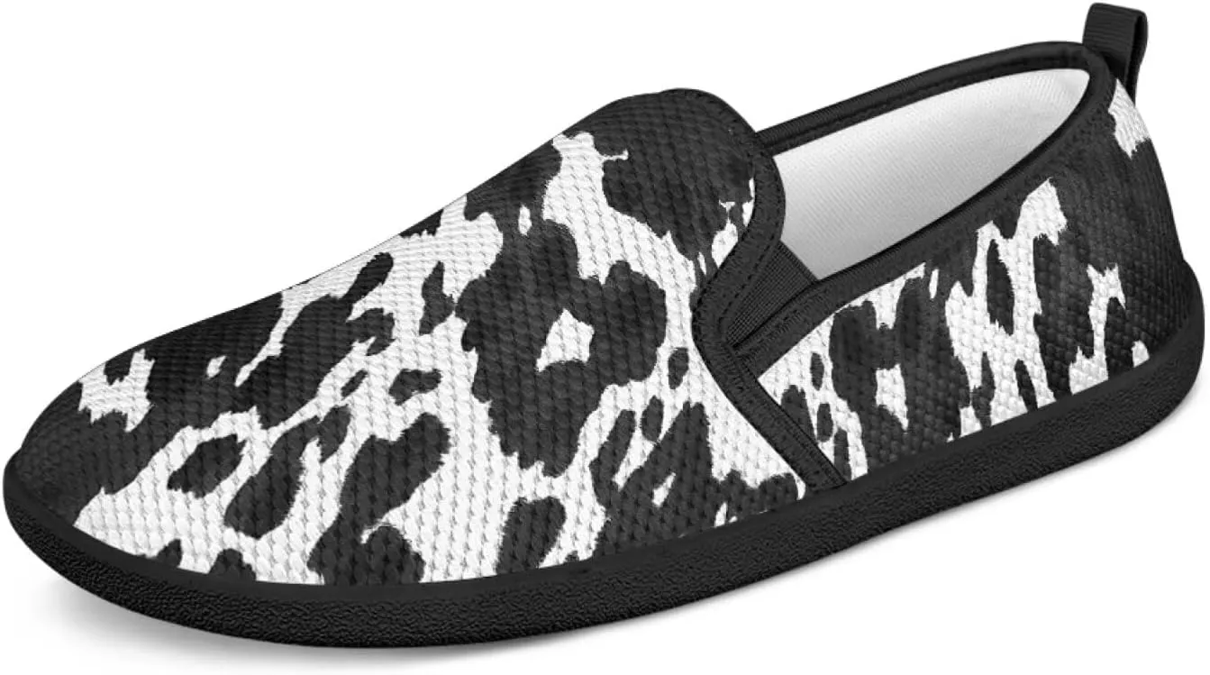 Women's Slip On Shoes Casual Breathable Mesh Flats Sneakers Fashion Low Top Soft Loafers for Tennis Work