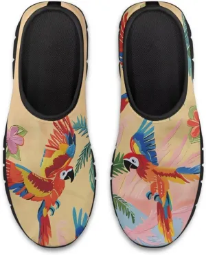 Women's Slip On Sneakers Casual Loafers Mesh Art Pattern Comfort Soft Walking Shoes for Women Daily Work Travel Shoes US Size 5.5-11.5