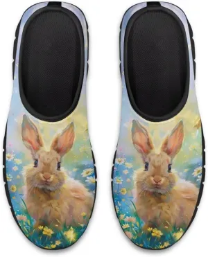 Women's Slip On Sneakers Casual Loafers Mesh Art Pattern Comfort Soft Walking Shoes for Women Daily Work Travel Shoes US Size 5.5-11.5
