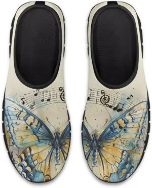 Women's Slip On Sneakers Casual Loafers Mesh Art Pattern Comfort Soft Walking Shoes for Women Daily Work Travel Shoes US Size 5.5-11.5