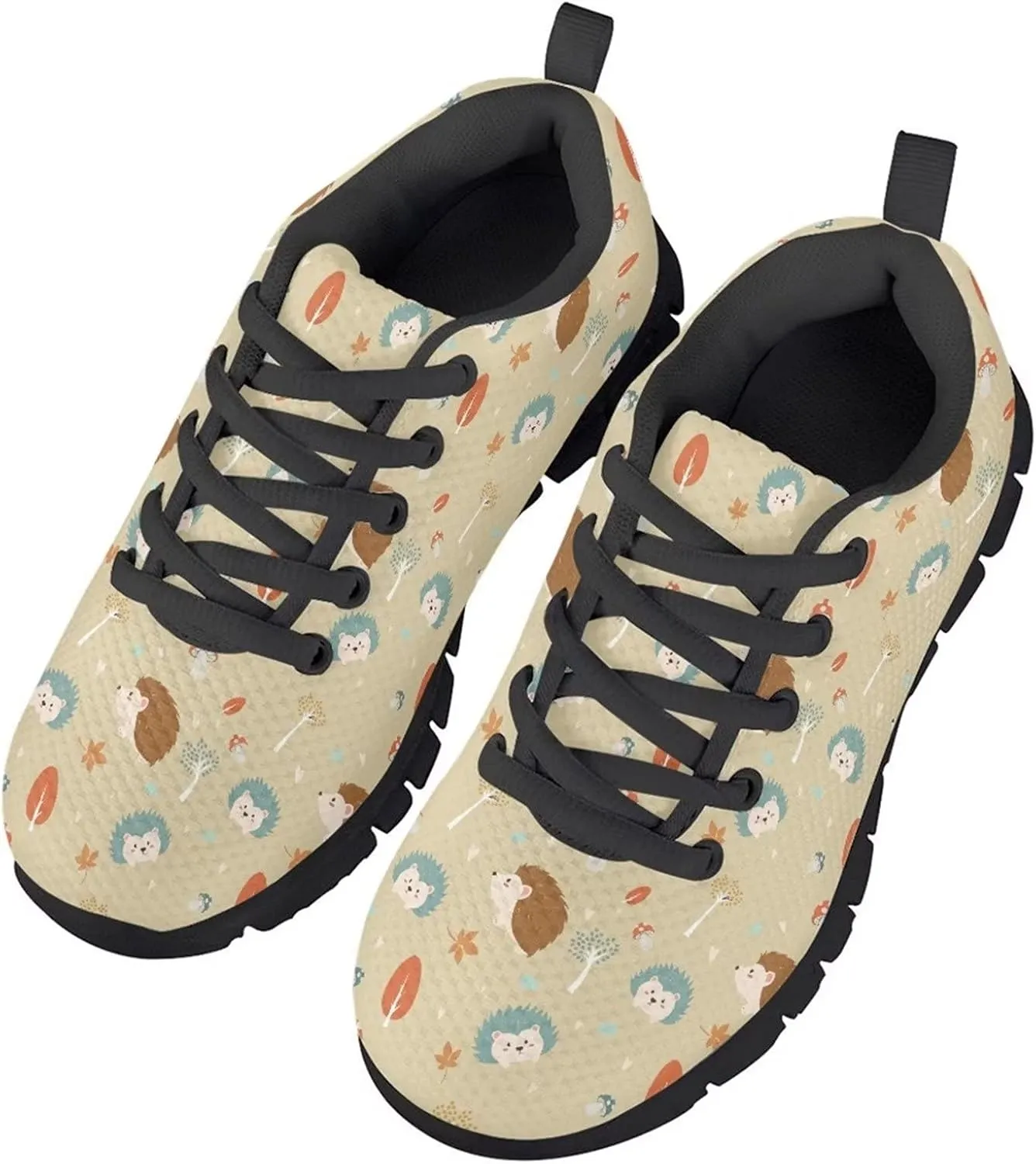 Xoenoiee Kids Shoes Running Shoes Boys Girls Sport Sneakers School Hiking Shoes Lace up Fashion Trainers