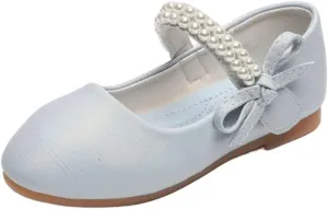YIBLBOX Toddler/Little Kid Girl Dress Ballet Flat Mary Jane Ballerina Shoe for School Party Wedding