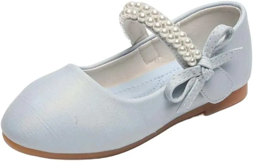 YIBLBOX Toddler/Little Kid Girl Dress Ballet Flat Mary Jane Ballerina Shoe for School Party Wedding