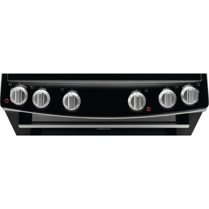 Zanussi ZCV66050XA Ceramic Electric Cooker with Double Oven Stainless Steel